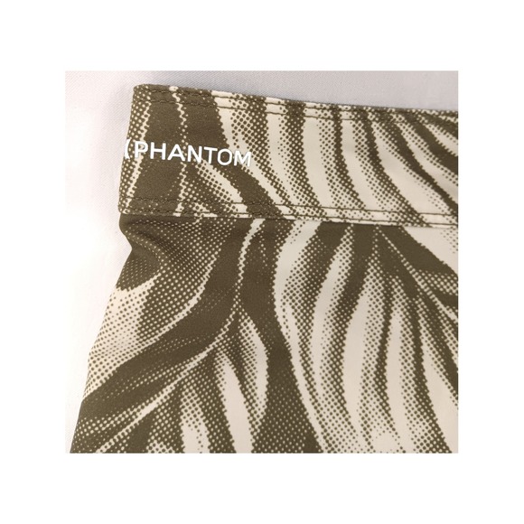 Hurley Phantom Board Shorts Tropical Leaf Print Khaki Tan Men's Size 36 - Picture 9 of 9